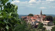 Dorf im Hinterland von Istrien.
