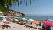 Strand in Istrien.