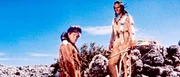 Rod Cameron (Old Firehand), Pierre Brice (Winnetou).