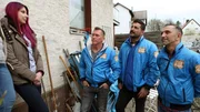 Die Trödelexperten Otto Schulte, Sükrü Pehlivan und Mauro Corradino sind gekommen, um Peggy (li.) zu helfen Die Trödelexperten Otto Schulte, Sükrü Pehlivan und Mauro Corradino sind gekommen, um Peggy (li.) zu helfen