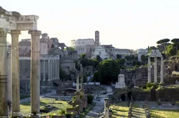 Das Forum Romanum in Rom war vor allem w&auml;hrend der Kaiserzeit Mittelpunkt des politischen, wirtschaftlichen und kulturellen Lebens im R&ouml;mischen Reich.