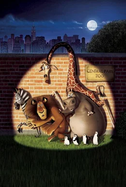 Marty, Alex, Gloria, Melman