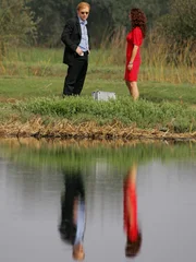 Horatio Caine (David Caruso, li.)