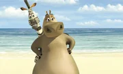 Als der L&ouml;we Alex unter schrecklichen Hungerattacken leidet, erscheint ihm das Zebra Marty besonders gut zu schmecken. Dabei sind sie doch eigentlich gute Freunde ....