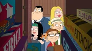 v.li.: Stan, Hayley, Klaus, Steve, Jeff, Francine