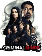(12. Staffel) - Ein starkes Team, das jeden Serient&auml;ter zur Strecke bringt: Dr. Spencer Reid (Matthew Gray Gubler, vorne M.), David Rossi (Joe Mantegna, hinten r.), Jennifer 'JJ' Jareau (AJ Cook, vorne 2.v.r.), Penelope Garcia (Kirsten Vangsness, vorne r.), Dr. Tara Lewis (Aisha Tyler, vorne l.), Luke Alvez (Adam Rodriguez, vorne 2.v.l.) und Emily Prentiss (Paget Brewster, hinten l.) ...