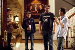 Kurt Buckman (Jason Sudeikis, l.), Dale Arbus (Charlie Day, 2.v.r.), Nick Hendricks (Jason Bateman, r.).