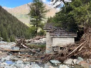 Die alte Wasserfassung ist demoliert.