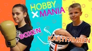 Stella tauscht ihr Hobby Boxen mit Fynns Hobby Kartfahren.