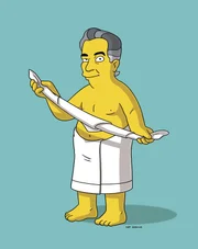 Homer macht Placido Domingo nach einem Sturz Konkurrenz ... Homer macht Placido Domingo nach einem Sturz Konkurrenz ...