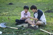 Evan Huang (Ian Chen, l.); Emery Huang (Forrest Wheeler, r.) Evan Huang (Ian Chen, l.); Emery Huang (Forrest Wheeler, r.)