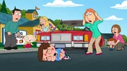 (v.l.n.r.) Stewie Griffin; Doug; Lois Griffin