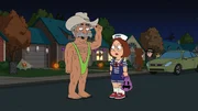 Wild Wild West (l.); Meg Griffin (r.)