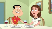 Glenn Quagmire (l.); Carrie (r.)