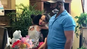TARIK, HAZEL and AURI buying wedding flowers. TARIK, HAZEL and AURI buying wedding flowers.