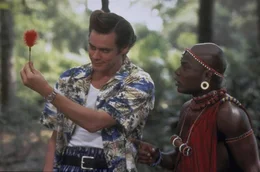 Tierdetektiv Ace Ventura (Jim Carrey) soll im tiefsten Afrika eine entf&uuml;hrte Albino-Fledermaus auftreiben.