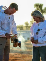 L-R: Carl Hampson und Danyelle Haigh.