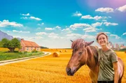 Mit ihren Pferden wandert Luna von Karlsruhe quer durch den Schwarzwald in eine Hofgemeinschaft auf dem Land.