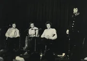 Gerhard Polt und die "Bierm&ouml;sl Blosn" in Mainz, 1981.