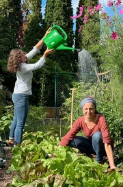 Die Gem&uuml;seheld*innen: Laura Setzer (li.) und Juliane Ranck.