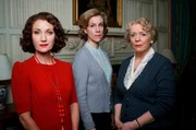 V.l.n.r.: Rachel Argyle (Jane Seymour), Gwenda (Juliet Stevenson) und Kirsten Lindstrom (Alison Steadman).; ONE AGATHA CHRISTIES MARPLE, "T&ouml;dlicher Irrtum".