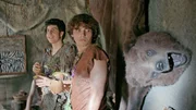 H&auml;uptlingssohn Ubu (Itay Tarhanov, rechts) und Ringo (Asaf Balikov) haben eine Idee.