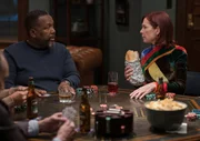 Pictured (L-R): Wendell Pierce as Captain Wagner and Carrie Preston as Elsbeth Tascioni
