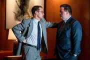 L-R: Watson Bryant (Sam Rockwell), Richard Jewell (Paul Walter Hauser)