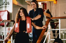 Annie (Sandra Bullock) wird von dem Psychopathen Geiger (Willem Dafoe) als Geisel genommen.