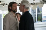 L-R: Jackson Maine (Bradley Cooper), Ally (Lady Gaga), Bobby (Sam Elliott)