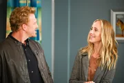 Owen Hunt (Kevin McKidd, l.); Teddy Altman (Kim Raver, r.) Owen Hunt (Kevin McKidd, l.); Teddy Altman (Kim Raver, r.)