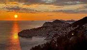 Sonnenuntergang bei Dubrovnik