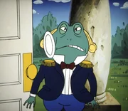 Tag f&uuml;r Tag &uuml;bt die Herzogin ihre Treffsicherheit und das am liebsten mit Tellern. Nach ihrer Meinung fliegen Tassen nicht gut genug, die Henkel st&ouml;ren.