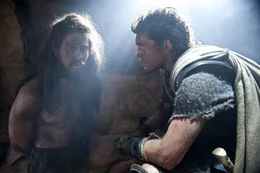 (L-r) TOBY KEBBELL as Agenor and SAM WORTHINGTON as Perseus in Warner Bros. Pictures&rsquo; and Legendary Pictures&rsquo; action adventure &ldquo;WRATH OF THE TITANS,&rdquo; a Warner Bros. Pictures release.