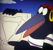 Der Kr&auml;henpirat verr&auml;t, wen er im Wunderland ausrauben will, wie er das allerdings anstellen m&ouml;chte, das sagt er leider nicht.