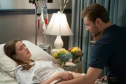 CHICAGO P.D. -- "Shouldn't Have Been Alone" Episode 210 -- Pictured: (l-r) Marina Squerciati as Kim Burgess, Patrick John Flueger as Adam Ruzek.