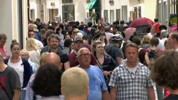 Salzburg Getreidegasse.