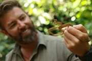 Forrest finds a cat-eyed snake.