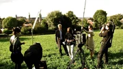 Das Roadmovie-Team auf einem Hügel vor Bamberg. Das Roadmovie-Team auf einem Hügel vor Bamberg.