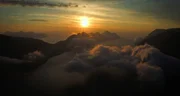 Sonnenuntergang auf den F&auml;r&ouml;er-Inseln.