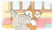 Papa denkt, Bobo ist ein gemütliches Kissen. Papa denkt, Bobo ist ein gemütliches Kissen.