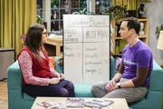 Als sich Amy (Mayim Bialik, l.) und Sheldon (Jim Parsons, r.) schwertun, die richtigen Trauzeugen auszuw&auml;hlen, entschlie&szlig;en sie sich dazu, ihre Freunde einigen Tauglichkeitstests auszusetzen ...