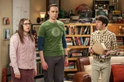 (v.l.n.r.) Amy Farrah Fowler (Mayim Bialik); Sheldon Cooper (Jim Parsons); Howard Wolowitz (Simon Helberg)