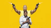 Dwayne 'The Rock' Johnson (Bob Stone), Kevin Hart (Calvin Joyner).