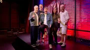 Von links: Michael Mittermeier, Maxi Gstettenbauer, Gaston Stabiszewski, Pegah Meggendorfer und Phil Hirt. Weiteres Bildmaterial finden Sie unter www.br-foto.de.