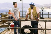 Dave Johnson (Max Greenfield, l.); Calvin Butler (Cedric the Entertainer, r.)