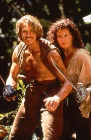 Shaw (Matthew Modine, l.), Morgan (Geena Davis, r.).