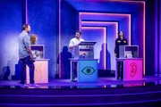 (v.l.n.r.) Steven G&auml;tjen; Karoline Herfurth; Edin Hasanovic; Nora Tschirner