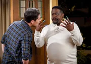 Dave Johnson (Max Greenfield, l.); Calvin Butler (Cedric the Entertainer, r.)