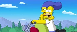 Auch nach vielen Ehejahren k&ouml;nnen Marge (l.) und Homer (r.) immer noch romantische Stunden zu zweit genie&szlig;en ...